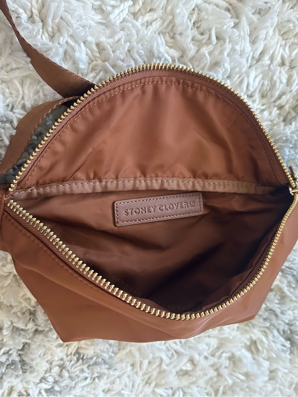 Stoney Clover lane classic Fanny pack brown belt bag - Picture 5 of 6